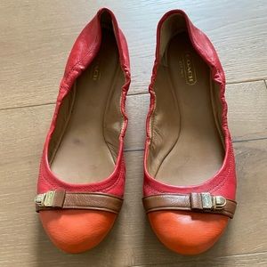 Coach ballet flats